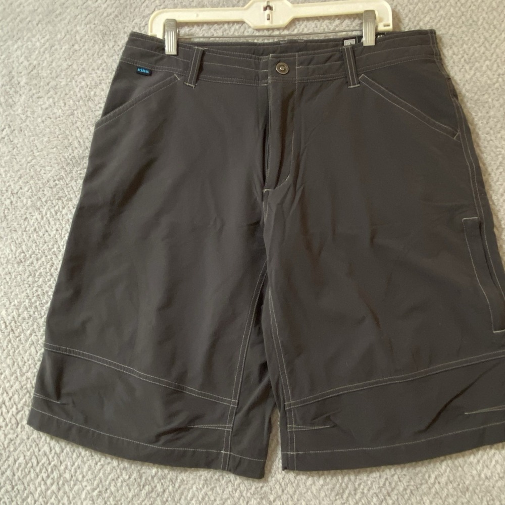 KUHL Renegade Shorts Mens 36 Born In The Mountains Dark Gray